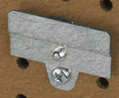 Triton - 13/32" Long Bin Clip Pegboard Hook - 3/8" Projection, Steel - Industrial Tool & Supply