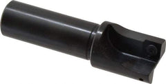 Cutting Tool Technologies - 1" Cut Diam, 0.34" Max Depth of Cut, 3/4" Shank Diam, 3-1/4" OAL, Indexable Square Shoulder Centercutting End Mill - SPEB 322, SPEH 322 Inserts, Flatted Shank, 90° Lead Angle - Industrial Tool & Supply