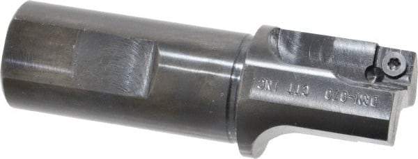 Cutting Tool Technologies - 1-1/4" Cut Diam, 0.34" Max Depth of Cut, 1" Shank Diam, 3.62" OAL, Indexable Square Shoulder Centercutting End Mill - SPEB 322, SPEH 322 Inserts, Flatted Shank, 90° Lead Angle - Industrial Tool & Supply