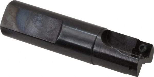 Cutting Tool Technologies - 3/4" Cut Diam, 0.28" Max Depth of Cut, 3/4" Shank Diam, 3.03" OAL, Indexable Square Shoulder End Mill - SPEH 2.522 Inserts, Weldon Shank, 90° Lead Angle - Industrial Tool & Supply