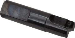 Cutting Tool Technologies - 3/4" Cut Diam, 0.28" Max Depth of Cut, 3/4" Shank Diam, 3.03" OAL, Indexable Square Shoulder End Mill - SPEH 2.522 Inserts, Weldon Shank, 90° Lead Angle - Industrial Tool & Supply