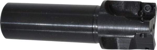 Cutting Tool Technologies - 1" Cut Diam, 0.28" Max Depth of Cut, 3/4" Shank Diam, 3.03" OAL, Indexable Square Shoulder End Mill - SPEH 2.522 Inserts, Weldon Shank, 90° Lead Angle - Industrial Tool & Supply