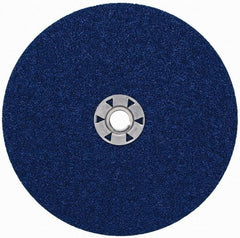 Norton - 7" Diam 36 Grit Fiber Disc - Very Coarse Grade, Zirconia Alumina, 8,600 Max RPM, Series F826 - Industrial Tool & Supply