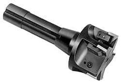 APT - 3" Cutting Diam, 3" Max Depth of Cut, Taper Shank Indexable Copy End Mill - 5 Inserts, RPG 42 Insert, EMR Toolholder - Industrial Tool & Supply