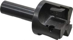 APT - 2" Cut Diam, 0.65" Max Depth of Cut, 3/4" Shank Diam, 3-7/8" OAL, Indexable Square Shoulder End Mill - TPC 32..., TPG 32., TPU 32. Inserts, Weldon Shank, 90° Lead Angle, Series Tri-Dex - Industrial Tool & Supply
