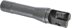 APT - 1-1/4" Cut Diam, 0.65" Max Depth of Cut, 5-7/8" OAL, Indexable Square Shoulder End Mill - TPC 32..., TPG 32., TPU 32. Inserts, R8 90° Lead Angle, Series Tri-Dex - Industrial Tool & Supply
