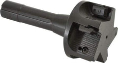 APT - 3" Cut Diam, 0.65" Max Depth of Cut, 5-7/8" OAL, Indexable Square Shoulder End Mill - TPC 32..., TPG 32., TPU 32. Inserts, R8 90° Lead Angle, Series Tri-Dex - Industrial Tool & Supply