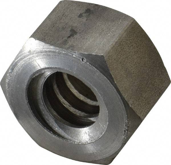 Keystone Threaded Products - 1-4 Acme Steel Right Hand Hex Nut - 1-5/8" Across Flats, 63/64" High, 2G Class of Fit - Industrial Tool & Supply