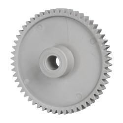 Made in USA - 48 Pitch, 2-1/4" Pitch Diam, 2.333" OD, 54 Tooth Spur Gear - 1/4" Face Width, 5/16" Bore Diam, 43/64" Hub Diam, 20° Pressure Angle, Acetal - Industrial Tool & Supply