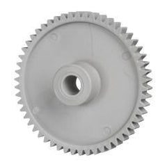 Made in USA - 48 Pitch, 2-1/4" Pitch Diam, 2.333" OD, 54 Tooth Spur Gear - 1/4" Face Width, 5/16" Bore Diam, 43/64" Hub Diam, 20° Pressure Angle, Acetal - Industrial Tool & Supply