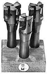 APT - 3/4 to 1-1/4" Cutting Diam, 3/4" Shank Diam, Indexable End Mill Coolant Set - EMC Carbide Toolholder, Through Coolant, Series Tri-Dex - Industrial Tool & Supply