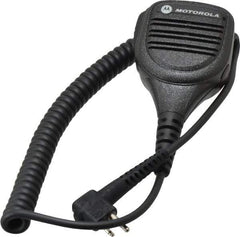 Motorola - Two Way Radio Speaker/Microphone - Use with GP300 Two-Way Radio Palm Speakers - Industrial Tool & Supply