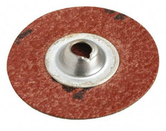 Superior Abrasives - 3" Disc Diam, 80 Grit, Zirconia Alumina Quick Change Disc - Type S Attaching System, Coated, Blue, Medium Grade - Industrial Tool & Supply