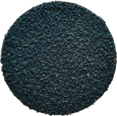 Tru-Maxx - 2" Disc Diam, 36 Grit, Zirconia Alumina Quick Change Disc - Type R Attaching System, Coated, Blue, Very Coarse Grade - Industrial Tool & Supply