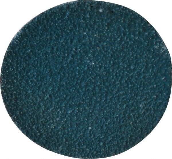 Tru-Maxx - 2" Disc Diam, 60 Grit, Zirconia Alumina Quick Change Disc - Type R Attaching System, Coated, Blue, Medium Grade - Industrial Tool & Supply