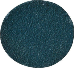 Tru-Maxx - 2" Disc Diam, 60 Grit, Zirconia Alumina Quick Change Disc - Type R Attaching System, Coated, Blue, Medium Grade - Industrial Tool & Supply