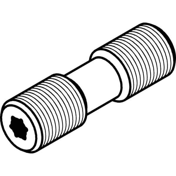 Kennametal - Hex Socket Cap Screw for Indexables - #6-40 Thread, For Use with Clamps - Industrial Tool & Supply