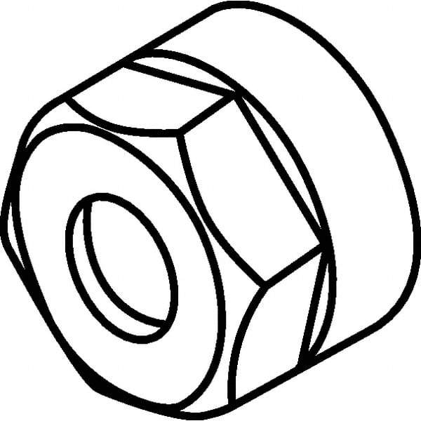 Kennametal - Hex Locknut for Indexable Tools - Industrial Tool & Supply