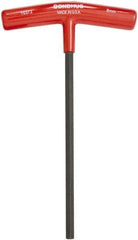 Bondhus - 8mm Hex, T-Handle Cushion Grip, Hex Key - 229mm OAL, Metric System of Measurement - Industrial Tool & Supply