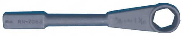 Martin Tools - 1-13/16", 6 Point, Black Finish, Single End, Striking Box Wrench - Industrial Tool & Supply