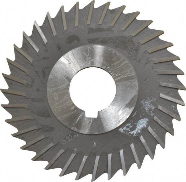 Value Collection - 4" Blade Diam x 3/32" Blade Thickness, 1" Hole, 36 Teeth, High Speed Steel Side Chip Saw - Straight Tooth, Arbor Connection, Uncoated - Industrial Tool & Supply