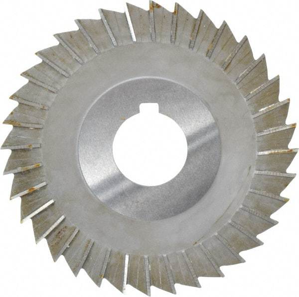 Value Collection - 5" Blade Diam x 1/8" Blade Thickness, 1-1/4" Hole, 40 Teeth, High Speed Steel Side Chip Saw - Straight Tooth, Arbor Connection, Uncoated - Industrial Tool & Supply