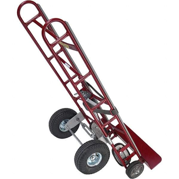 Wesco Industrial Products - 10" Wheel Diam Hand Truck 4 Wheel Convertible Kit - For Use with Wesco Steel Service Carts - Industrial Tool & Supply