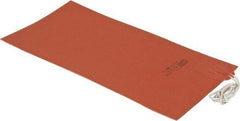 Value Collection - 12" Long x 6" Wide, Rectangular, Silicon Rubber, Standard Heat Blanket - 120 Volt, Plain Back, Use with Metal Containers - Industrial Tool & Supply