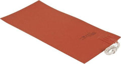 Value Collection - 12" Long x 6" Wide, Rectangular, Silicon Rubber, Standard Heat Blanket - 120 Volt, Plain Back, Use with Metal Containers - Industrial Tool & Supply