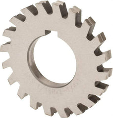 Value Collection - 9/64" Radius, 9/32" Circle Diam, 2-1/2" Cutter Diam, Arbor Connection, Concave Radius Cutter - High Speed Steel, Oxide Finish, Form Relieved, 10 Teeth - Industrial Tool & Supply