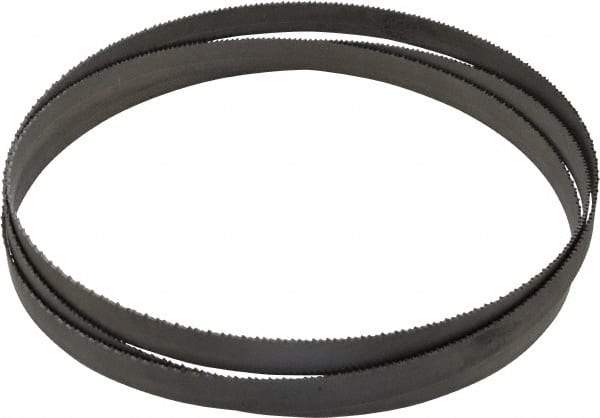 Irwin Blades - 14 TPI, 5' 4-1/2" Long x 1/2" Wide x 0.035" Thick, Welded Band Saw Blade - Bi-Metal, Toothed Edge, Wavy Tooth Set - Industrial Tool & Supply