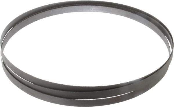 Irwin Blades - 18 TPI, 7' 9-1/2" Long x 1/2" Wide x 0.025" Thick, Welded Band Saw Blade - Bi-Metal, Toothed Edge, Raker Tooth Set - Industrial Tool & Supply