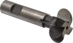 Made in USA - 3/8" Radius, 3/4" Circle Diam, 1-3/4" Cutter Diam, Shank Connection, Convex Radius Cutter - 3/4" Shank Diam, 4" OAL, High Speed Steel, Uncoated, Form Relieved, 4 Teeth, Weldon Flat - Industrial Tool & Supply