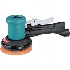 Dynabrade - 12,000 OPM, 23 CFM Air Consumption, Palm Air Orbital Sander - Round Pad, 1/4 NPT Inlet - Industrial Tool & Supply