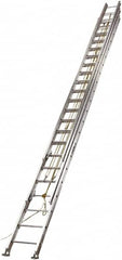Louisville - 60' High, Type I Rating, Aluminum Industrial Extension Ladder - Industrial Tool & Supply