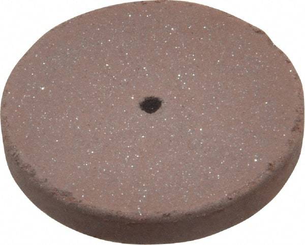 Cratex - 1" Diam x 1/16" Hole x 1/8" Thick, Surface Grinding Wheel - Silicon Carbide, Fine Grade, 25,000 Max RPM, Rubber Bond, No Recess - Industrial Tool & Supply