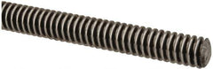 Keystone Threaded Products - 3/8-12 Acme, 3' Long, Low Carbon Steel Precision Acme Threaded Rod - Right Hand Thread, 2C Fit - Industrial Tool & Supply