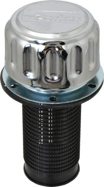 Parker - 10 Micron Rating, Nonmetallic Breather - Industrial Tool & Supply