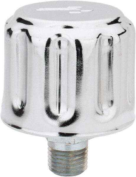 Parker - 10 Micron Rating, Metal Breather - Industrial Tool & Supply