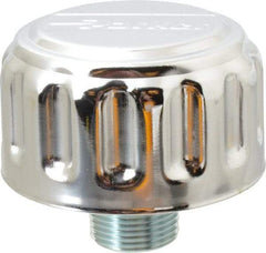 Parker - 10 Micron Rating, Metal Breather - Industrial Tool & Supply