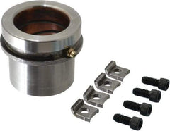 Dayton Lamina - 2" ID x 2-5/8" OAL, Steel, Bronze Plated Die & Mold Shoulder Bushing - Short Shoulder, 2.909" Bottom OD, 2-1/2" Top OD, 3.064" Collar OD, 1" Under Collar, 1-5/8" Above Collar - Industrial Tool & Supply