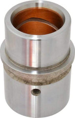 Dayton Lamina - 1-1/2" ID x 3-3/16" OAL, Steel, Bronze Plated Die & Mold Shoulder Bushing - Shoulder, 2.19" Bottom OD, 2" Top OD, 2.345" Collar OD, 2" Under Collar, 1-3/16" Above Collar - Industrial Tool & Supply