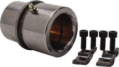 Dayton Lamina - 1-3/4" ID x 3-3/8" OAL, Steel, Bronze Plated Die & Mold Shoulder Bushing - Shoulder, 2-1/2" Bottom OD, 2-1/4" Top OD, 2.658" Collar OD, 2" Under Collar, 1-3/8" Above Collar - Industrial Tool & Supply