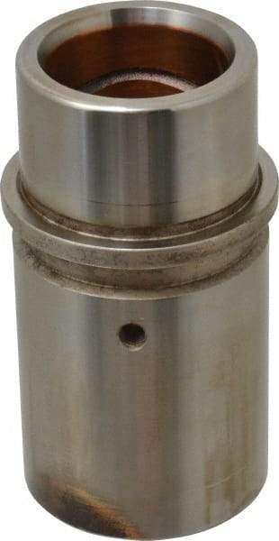 Dayton Lamina - 1-1/2" ID x 4-3/16" OAL, Steel, Bronze Plated Die & Mold Shoulder Bushing - Extra Long Shoulder, 2.19" Bottom OD, 2" Top OD, 2.345" Collar OD, 3" Under Collar, 1-3/16" Above Collar - Industrial Tool & Supply