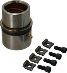 Dayton Lamina - 1-3/4" ID x 4-3/8" OAL, Steel, Bronze Plated Die & Mold Shoulder Bushing - Extra Long Shoulder, 2-1/2" Bottom OD, 2-1/4" Top OD, 2.658" Collar OD, 3" Under Collar, 1-3/8" Above Collar - Industrial Tool & Supply