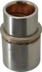 Dayton Lamina - 2" ID x 4-5/8" OAL, Steel, Bronze Plated Die & Mold Shoulder Bushing - Extra Long Shoulder, 2.909" Bottom OD, 2-1/2" Top OD, 3.064" Collar OD, 3" Under Collar, 1-5/8" Above Collar - Industrial Tool & Supply