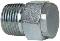 LDI Industries - 3/8 Thread, Steel, Zinc Plated, Filter Vent - 1-1/32" High, 3/4" Hex Flats Diam - Industrial Tool & Supply