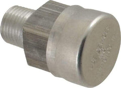 LDI Industries - 1/8 Thread, Aluminum, Protected Vent - 1-1/8" High, 9/16" Hex Flats Diam - Industrial Tool & Supply