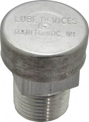 LDI Industries - 3/8 Thread, Aluminum, Protected Vent - 1-1/4" High, 1" Hex Flats Diam - Industrial Tool & Supply