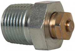 LDI Industries - 3/8-18 Thread, 7.5 to 15 psi Relief Pressure, Steel, Relief Vent - 30.23mm High, 19.05mm Hex Flats Diam - Industrial Tool & Supply